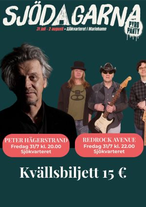 Sjödagarna 31/7: Peter Hägerstrand + Redrock Avenue